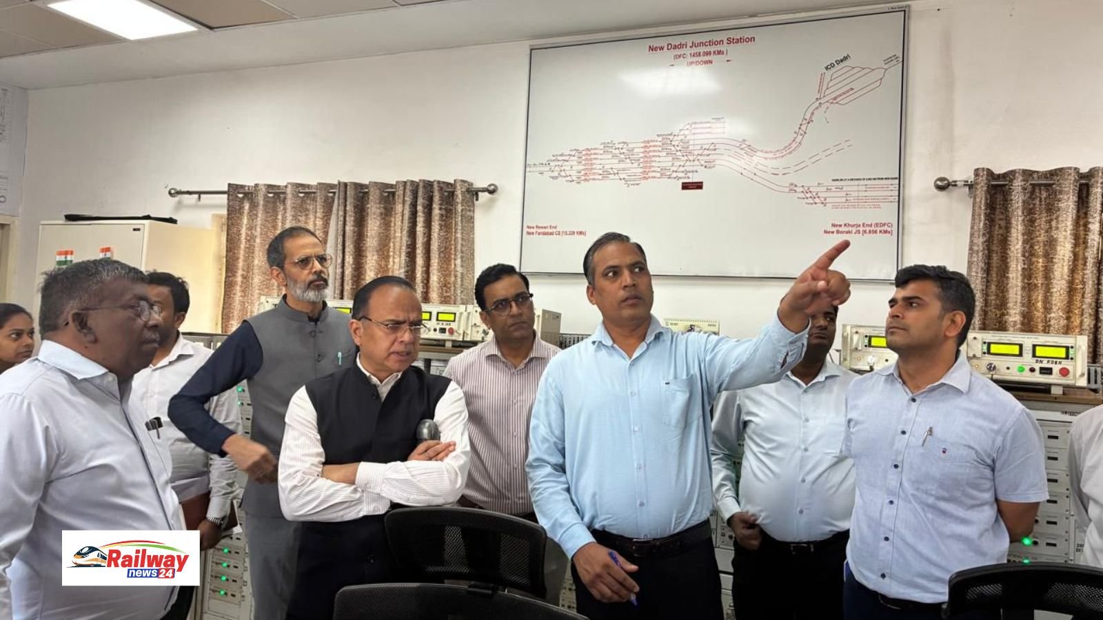 DFCCIL ने रेलकार स्पेशल से WDFC के न्यू दादरी-न्यू श्री माधोपुर खंड का किया विस्तृत निरीक्षण, टर्मिनलों की तैयारियां चेक