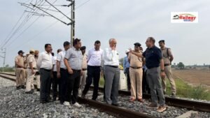 DFCCIL MD प्रवीण कुमार ने न्यू दादरी से न्यू साहनेवाल तक रेलवे निरीक्षण किया, सुरक्षा और CSR पर जोर
