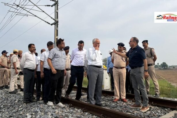 DFCCIL MD प्रवीण कुमार ने न्यू दादरी से न्यू साहनेवाल तक रेलवे निरीक्षण किया, सुरक्षा और CSR पर जोर