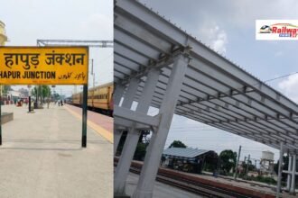 हापुड़ रेलवे स्टेशन का आधुनिकीकरण तीन साल बाद भी अधूरा, रोजाना हजारों यात्री परेशान