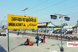 अंबाला कैंट रेलवे स्टेशन से यात्रा करने वाले ध्यान दें: 2 ट्रेने हुईं रद, 10 प्रमुख ट्रेनों के प्लेटफॉर्म बदले, देखें पूरी लिस्ट