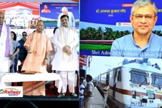 बहराइच-नेपालगंज रोड रूट पर दौड़ी पहली ब्रॉडगेज ट्रेन, CM योगी और रेल मंत्री अश्विनी वैष्णव ने दिखाई हरी झंडी